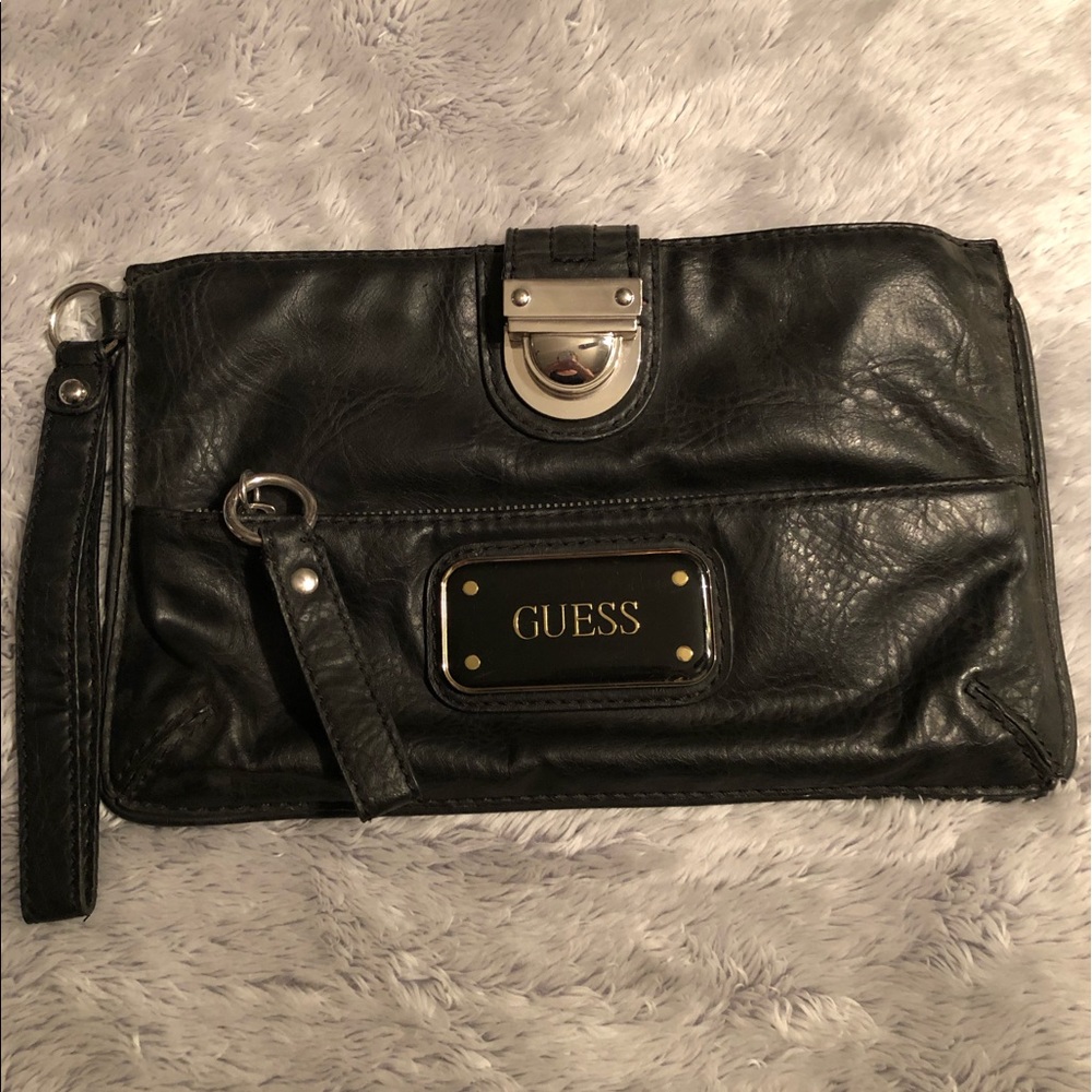 Black Guess clutch